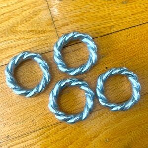 Mariposa napkin ring holders , brand new in excellent shape